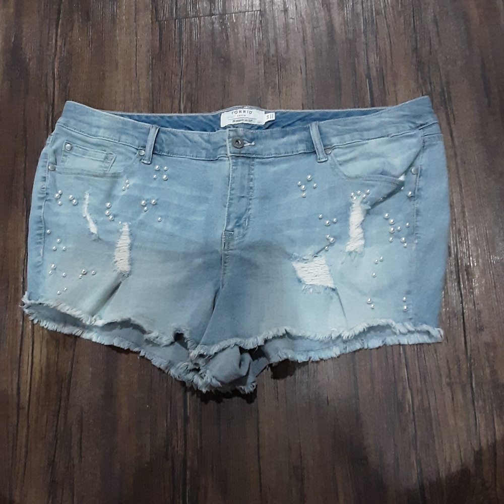 Torrid jean shorts